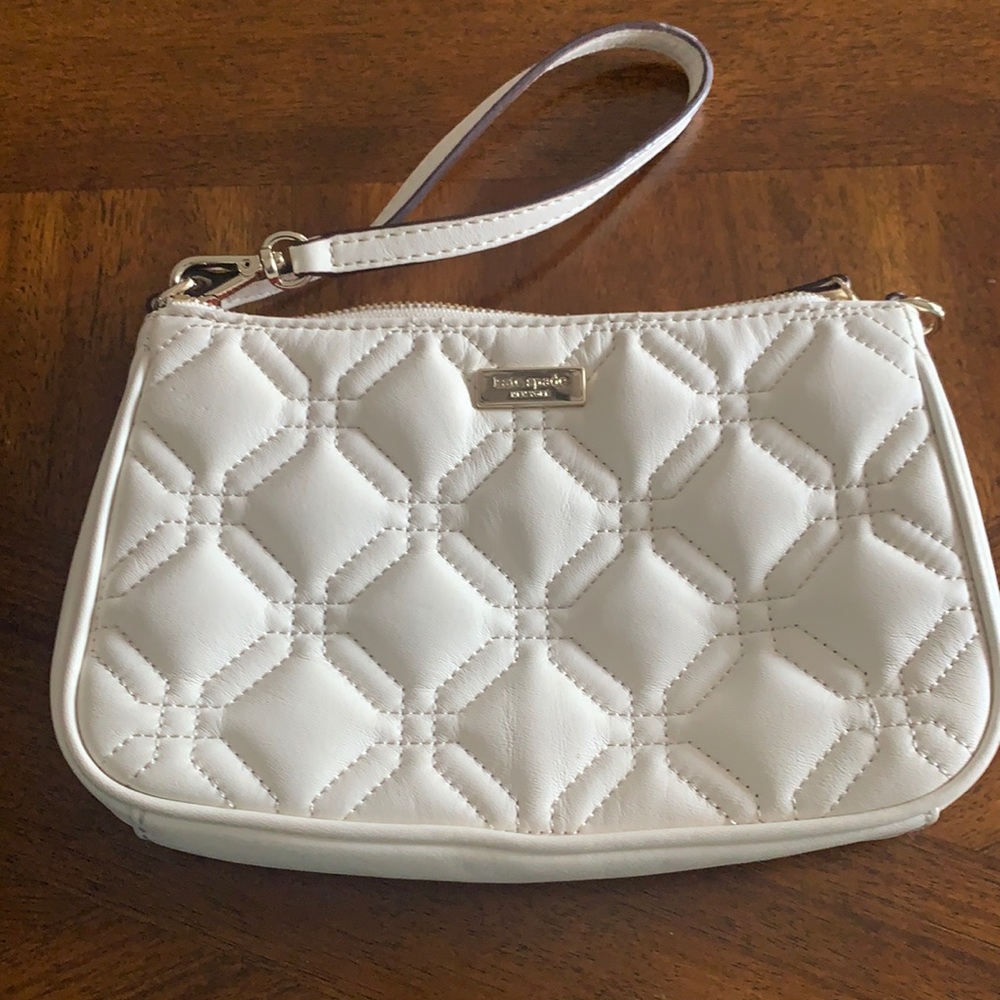 kate spade quilted leather wristlet